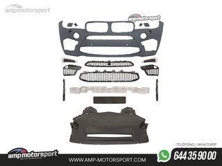 PARAGOLPES DELANTERO BMW X6 F16 LOOK X6M CON PDC/SRA