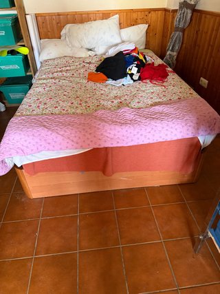 Cama Canapé y Colchón 135cm