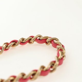 CHANEL Chain Matelasse Shoulder Bag Lamb Skin