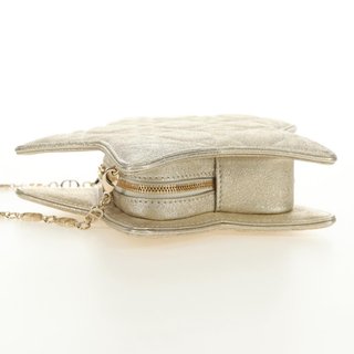 Christian Dior Canage Chain Shoulder Bag Leather
