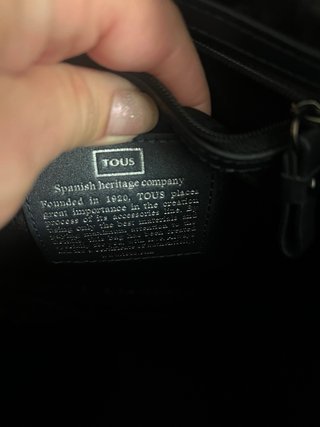 Bolso Tous Negro con Puntos Blancos