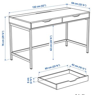 Mesa escritorio moderna gris