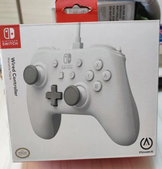 Mando Nintendo Switch Blanco Cable PowerA