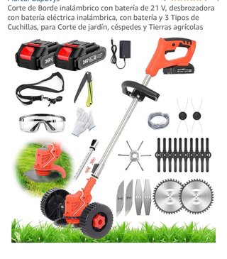 Desbrozadora Eléctrica Inalámbrica 21V