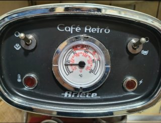 Macchina Caffè Ariete Retro Rossa