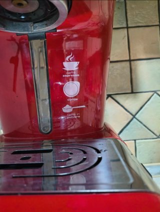 Macchina Caffè Ariete Retro Rossa