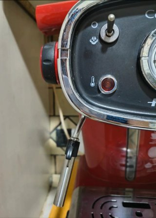 Macchina Caffè Ariete Retro Rossa
