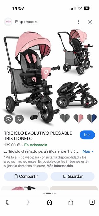 Triciclo Evolutivo Bebé Lionelo,sin botellero