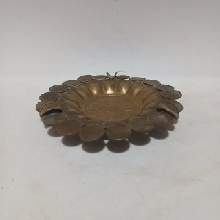 Cenicero antiguo monedas mexicanas