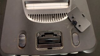 Nintendo 64 Consola Negra y Gris