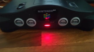 Nintendo 64 Consola Negra y Gris