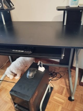 Mesa escritorio ordenador negra