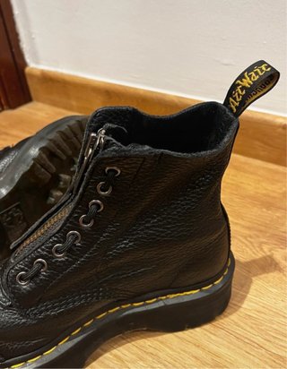 Botas Dr. Martens cremallera negras