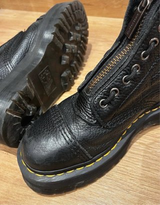 Botas Dr. Martens cremallera negras