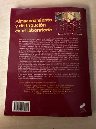 Almacenamiento y distribución en el laboratorio