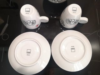 Thun Set 2 Tazzine + Zuccheriera Caffè al volo
