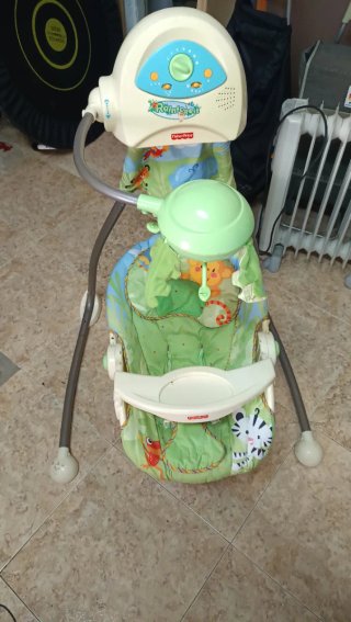 Columpio Fisher-Price animales jungla