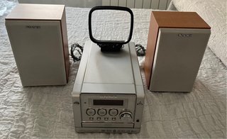 Altavoces Sunstech Marrón y Plata