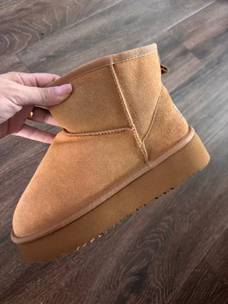 Botas Mujer Beige/Marrón Invierno
