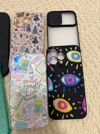 Lote 10 fundas iPhone 13 Pro + protector