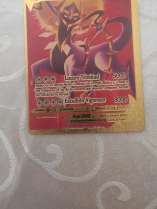 Carta Pokémon Arceus VMAX Oro