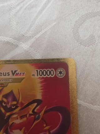 Carta Pokémon Arceus VMAX Oro