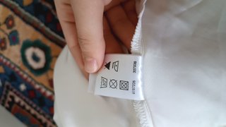 Camisón de seda blanco