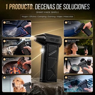 Soplador y Aspirador Portátil