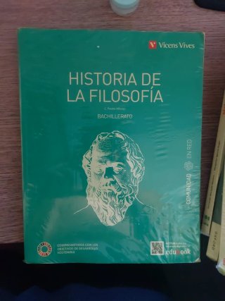 Libro Historia de la Filosofía 2o bachillerato