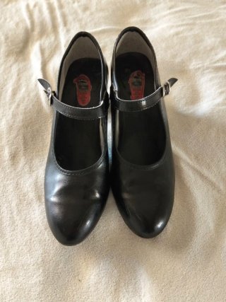 Zapatos Flamenco Festera Negros