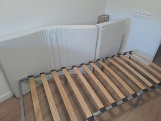 Puf cama beige