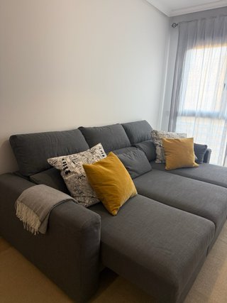 Divano ESKILSTUNA grigio con chaise longue di Ikea