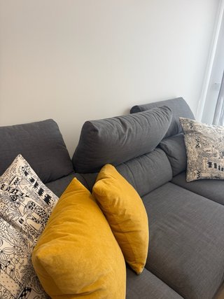 Divano ESKILSTUNA grigio con chaise longue di Ikea