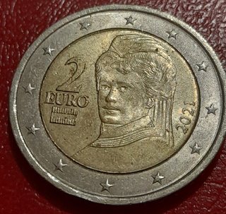 Set 4 Monete 2 Euro Austria 2021-2025