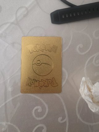 Carta Pokémon Pikachu EX Oro