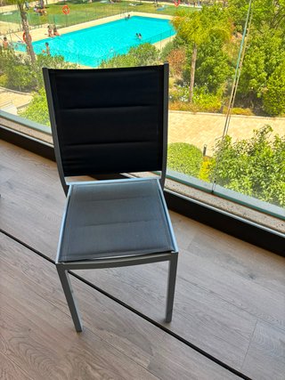 Conjunto terraza extensible + 8 sillas