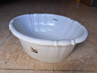 Lavamanos de porcelana vintage, nuevo