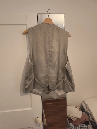 Chaleco de vestir gris