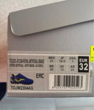 Botas de fútbol Joma niño talla 32
