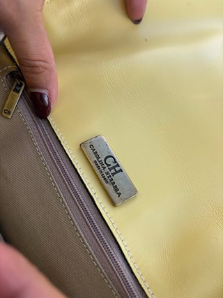 Bolso Carolina Herrera CH Multicolor y Amarillo