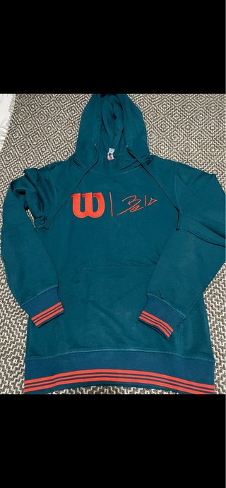 Sudadera Wilson Roja y Azul Marino