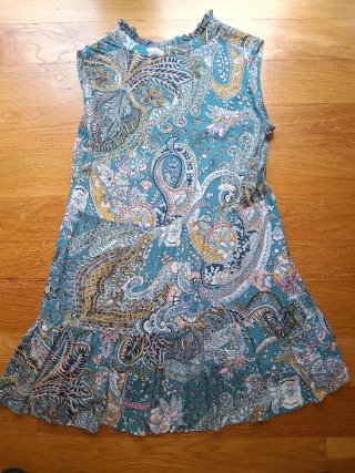 Vestido de verano estampado M
