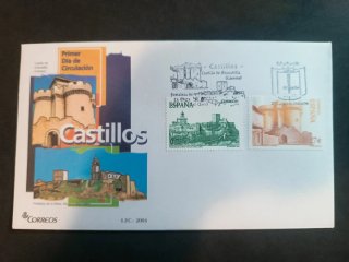 4 Sobres Primer Día Castillos