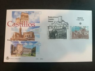 4 Sobres Primer Día Castillos