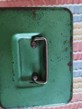 Caja Fuerte Metálica Pequeña Verde