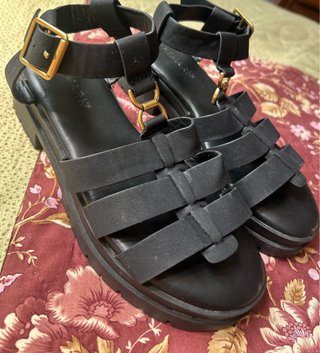 Sandalias negras plataforma