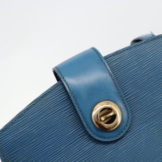 LOUIS VUITTON Epi Cluny Shoulder Bag Blue M52255