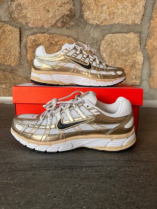 Nike P6000 Oro y Blanco