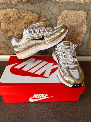 Nike P6000 Oro y Blanco