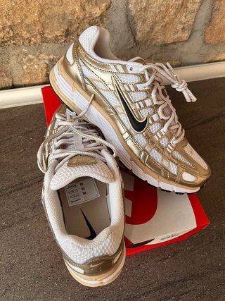 Nike P6000 Oro y Blanco